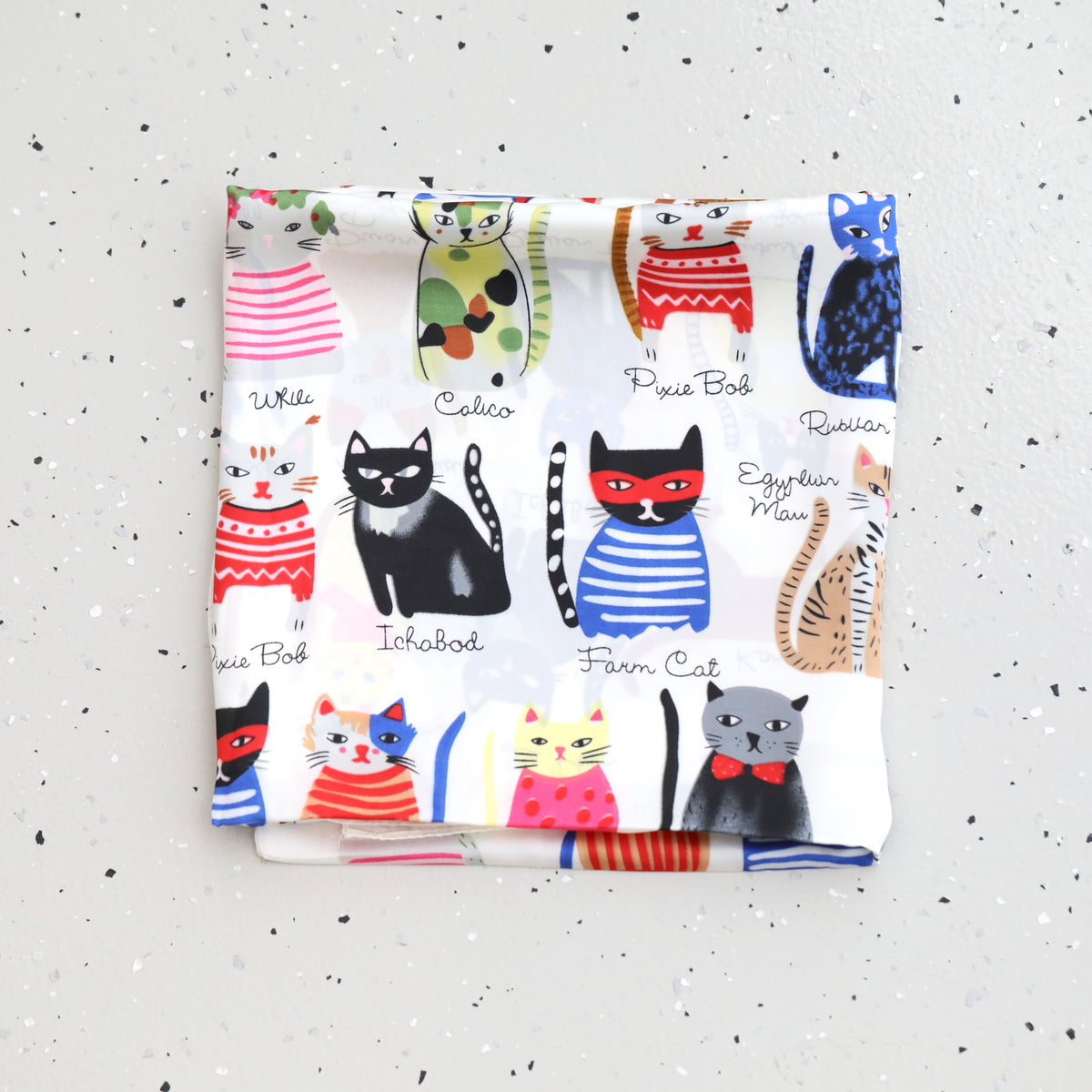 Cat Lady - Satin Scarfs