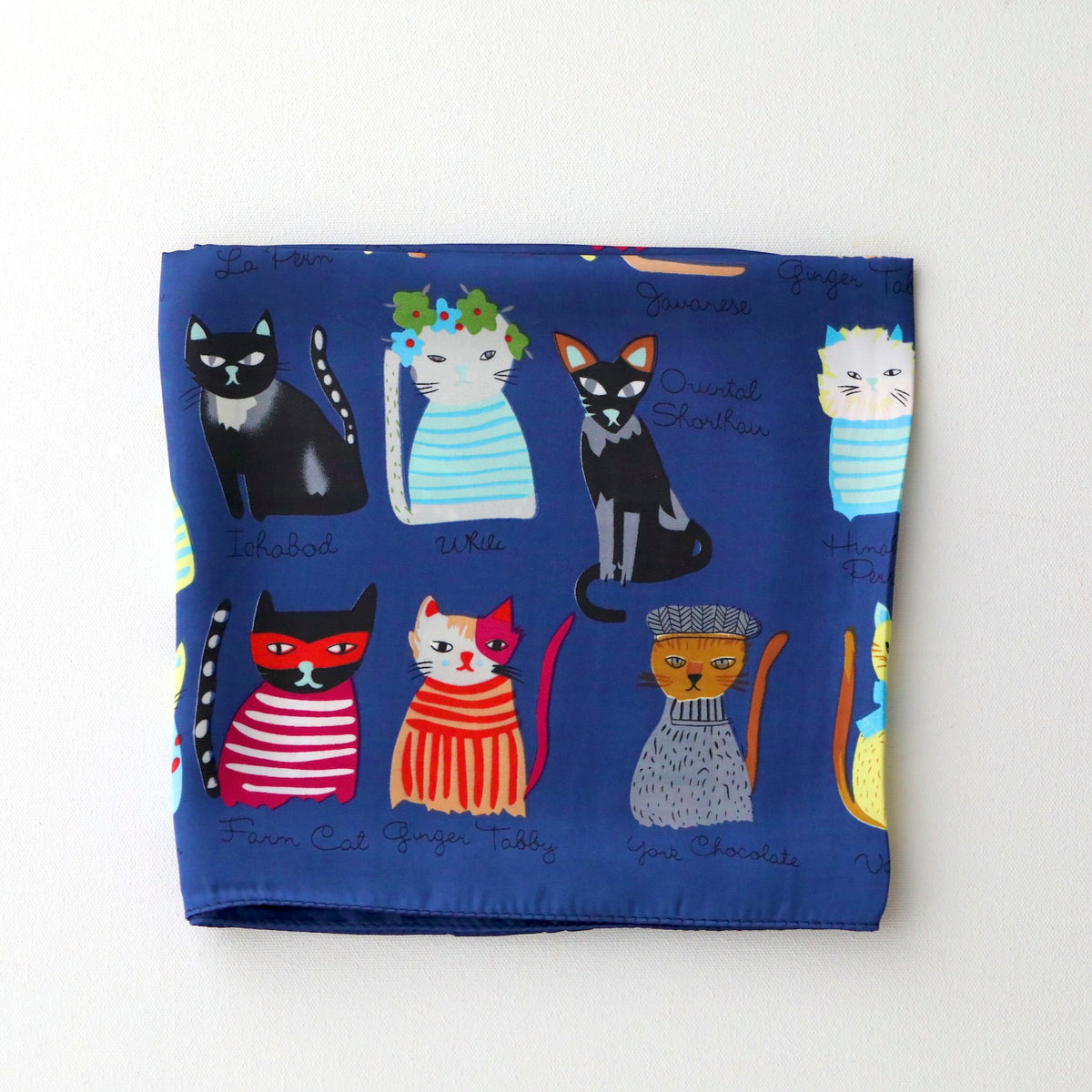 Cat Lady - Satin Scarfs