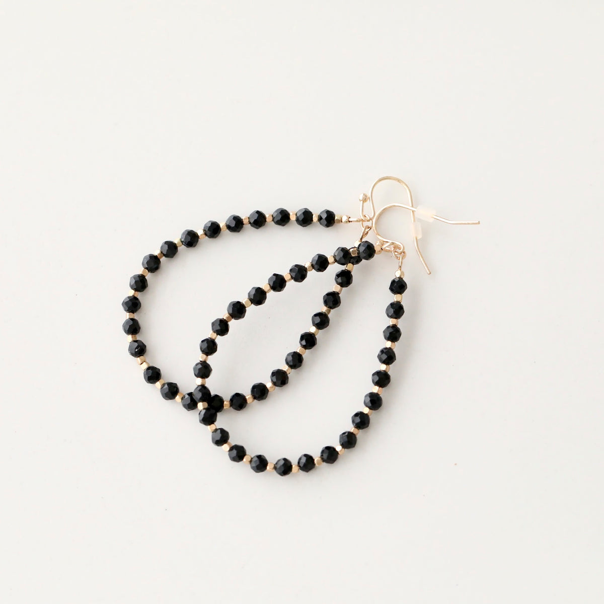 Beaded Teardrop Shaped Earrings