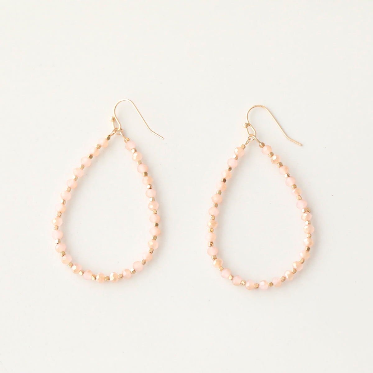 Beaded Teardrop Shaped Earrings
