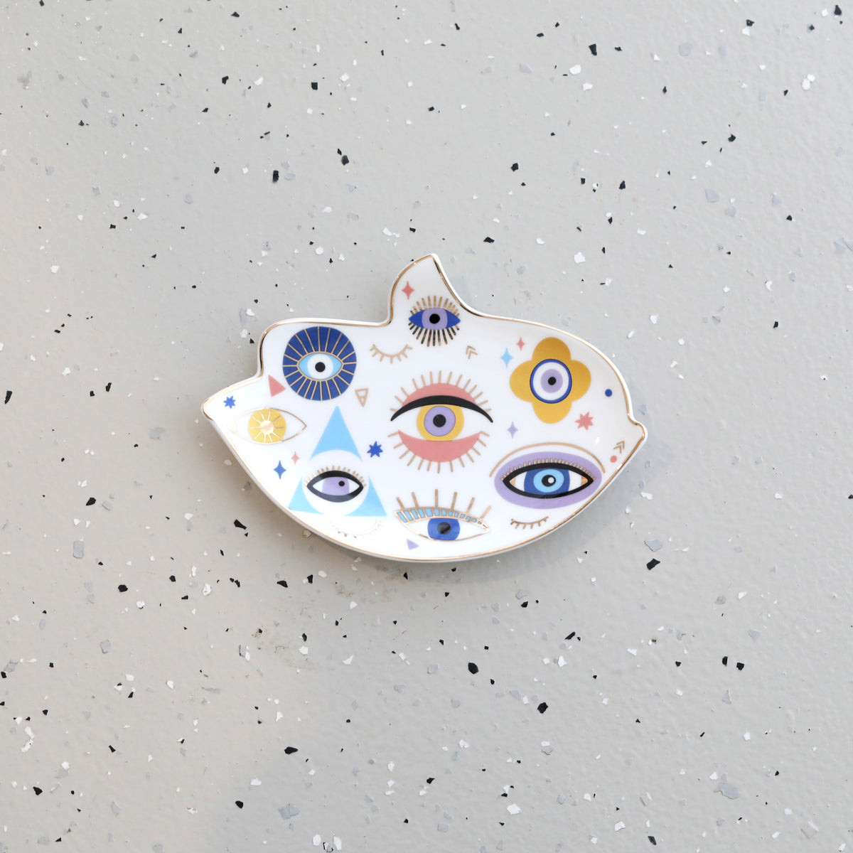 Versatile Ceramic Display Plate for Jewellery and Accessories by Mrs V