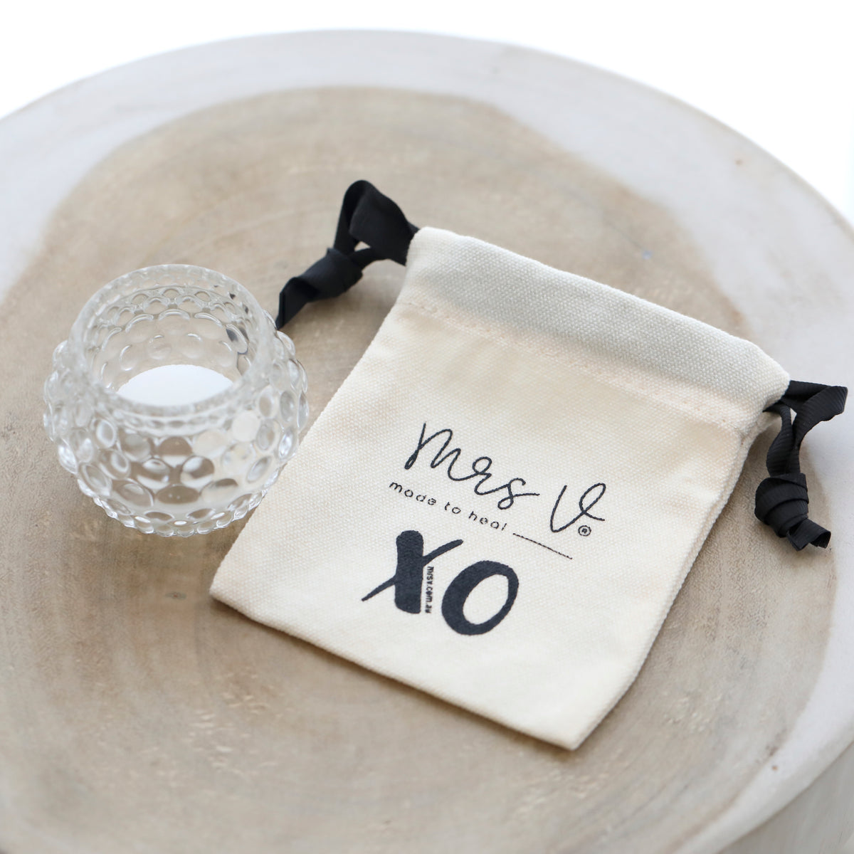 Tea Light Holder & Candle