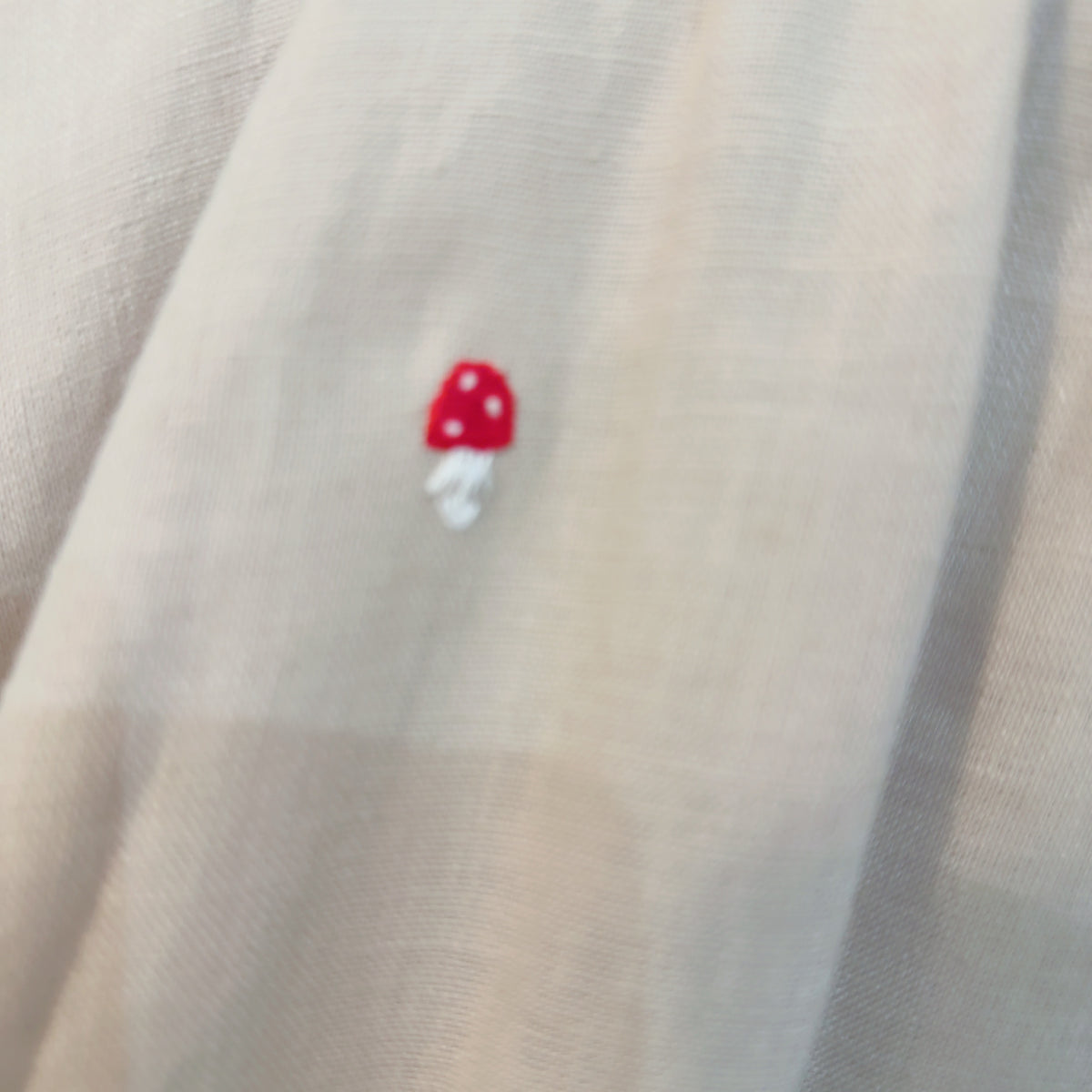 Beautiful Hand Embroidered Linen Blouse