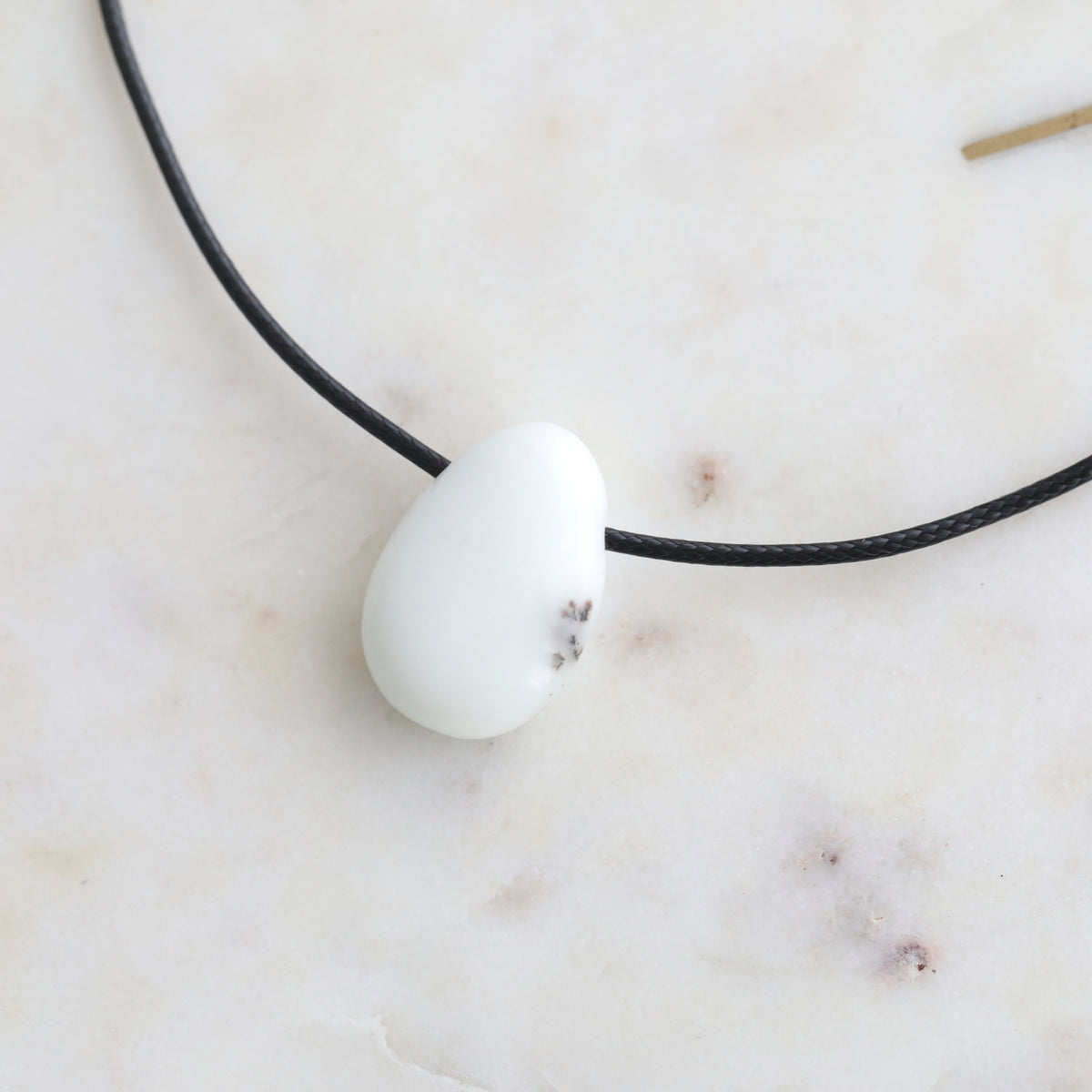 Crystal Pendant with Leather Necklaces