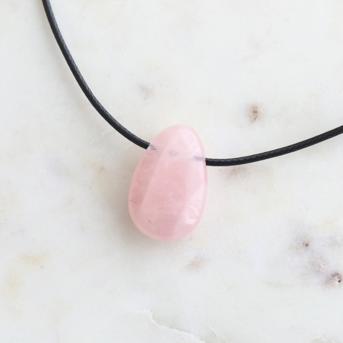 Crystal Pendant with Leather Necklaces